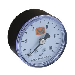 Water pressure gauge 0-10 bar MIXXMANN S3/S3+